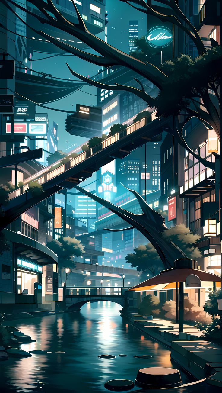 Sci-Fi Anime Scene